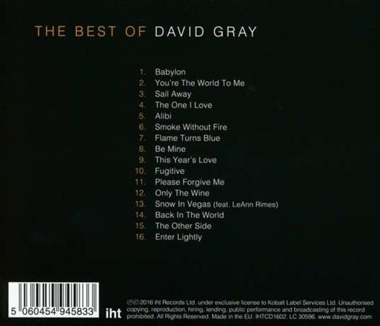 The Best Of David Gray - CD Audio di David Gray - 2