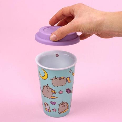 Tazza da viaggio Travel Mug in mug ceramica Pusheen. Pattern - 2