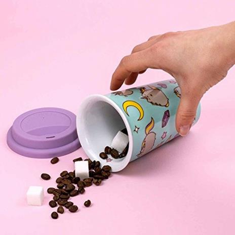 Tazza da viaggio Travel Mug in mug ceramica Pusheen. Pattern - 3