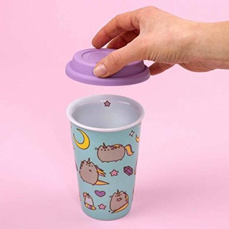 Tazza da viaggio Travel Mug in mug ceramica Pusheen. Pattern - 4