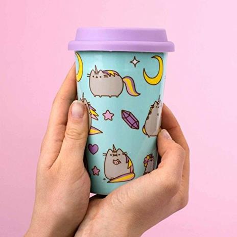 Tazza da viaggio Travel Mug in mug ceramica Pusheen. Pattern - 5