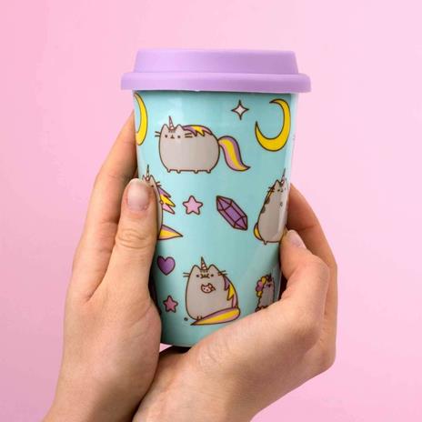 Tazza da viaggio Travel Mug in mug ceramica Pusheen. Pattern - 10