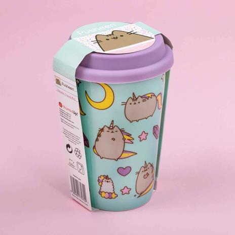 Tazza da viaggio Travel Mug in mug ceramica Pusheen. Pattern - 11