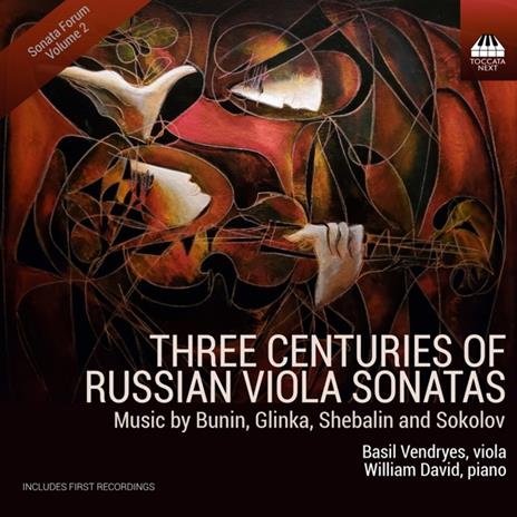 Three Centuries Of Russian Viola Sonatas - CD Audio di Basil Vendryes