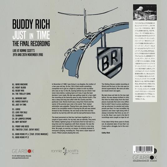 Just in Time (Deluxe Edition) (Japanese Edition) - Vinile LP di Buddy Rich - 2