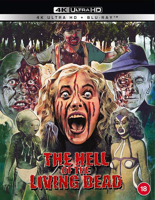 Hell Of The Living Dead (Virus) (Import UK) (Blu-ray + Blu-ray Ultra HD 4K) di Bruno Mattei,Claudio Fragasso - Blu-ray + Blu-ray Ultra HD 4K
