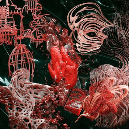 Monochrome (Red With Black Marble) - Vinile LP di ELWD