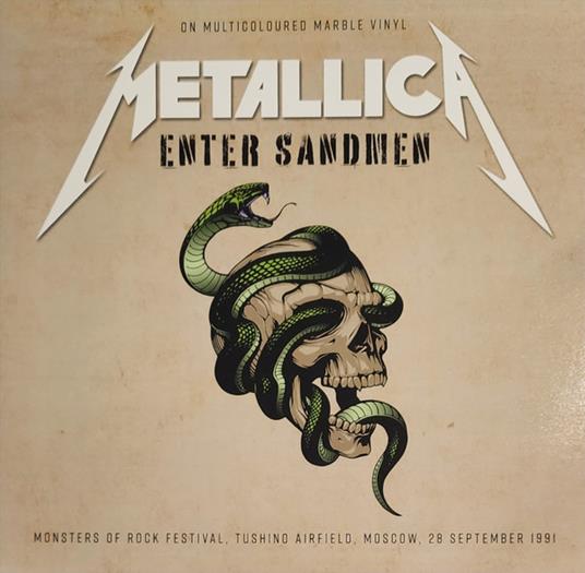 Enter Sandmen (Multi Coloured Marble Vinyl) - Vinile LP di Metallica