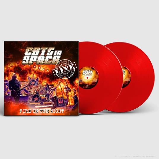 Fire In The Night. Live (Red Vinyl) - Vinile LP di Cats in Space