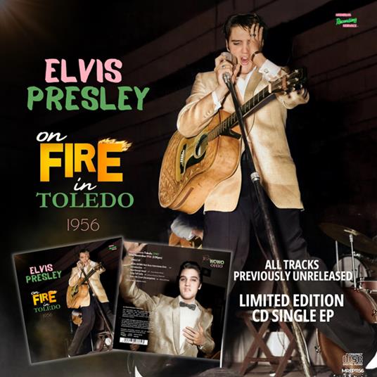 On Fire In Toledo - 1956 - CD Audio di Elvis Presley