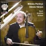 Musica per violoncello - CD Audio di Johann Sebastian Bach,Johannes Brahms,Benjamin Britten,Miklos Perenyi