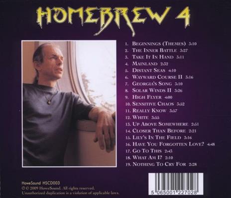 Homebrew 4 - CD Audio di Steve Howe - 2