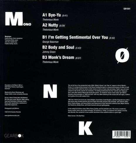 Monk - Vinile LP di Thelonious Monk - 2