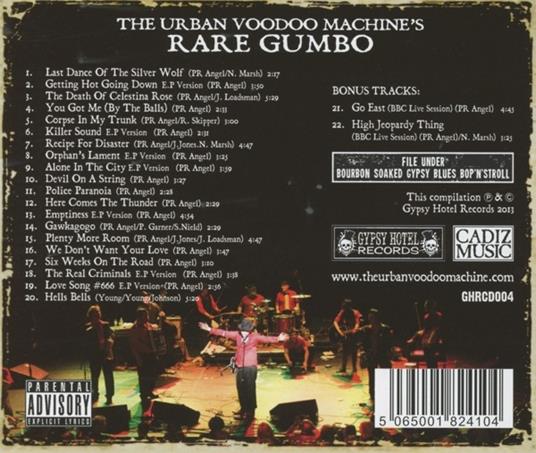 Rare Gumbo - CD Audio di Urban Voodoo Machine - 2