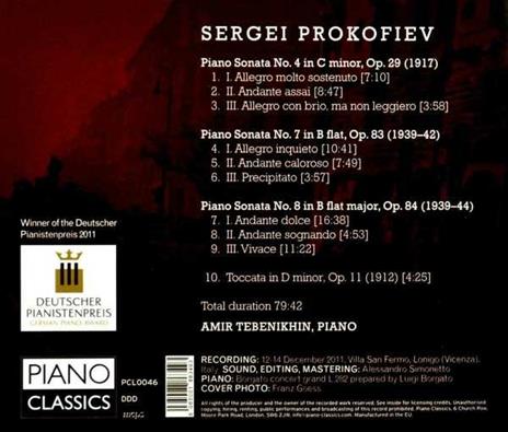 Sonate per pianoforte n.4, n.7 - CD Audio di Sergei Prokofiev - 2