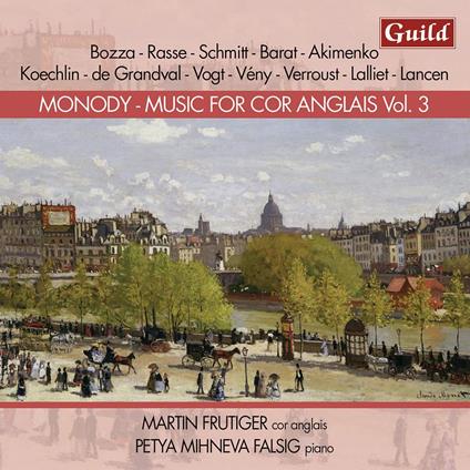 Martin Frutiger / Petya Mihneva Falsig: Monody - Music For Cor Anglais Vol.3 (2 Cd) - CD Audio