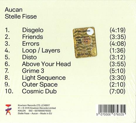 Stelle fisse - CD Audio di Aucan - 2