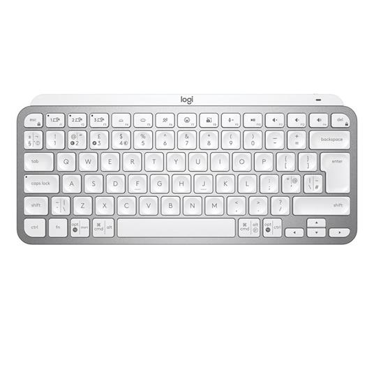 Logitech MX Keys Mini Minimalist Wireless Illuminated Keyboard tastiera RF  senza fili + Bluetooth ĄŽERTY Francese Grigio - Logitech - Informatica | IBS