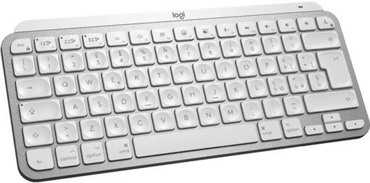 Logitech MX Keys Mini per Mac Tastiera Wireless, Minimal, Compatta,  Bluetooth, Tasti Retroilluminati, USB-C, Digitazione Tattile, Compatibile  con Apple macOS, iPad OS, in Metallo - Logitech - Informatica | IBS