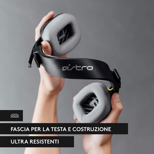 ASTRO A10 Cuffie Gaming Cablate Gen 2 - Cuffie da Gioco Over-Ear con  Microfono Flip-to-Mute, Driver 32 mm, Compatibile con Xbox, PC - Nero -  gioco per Console e accessori - Astro