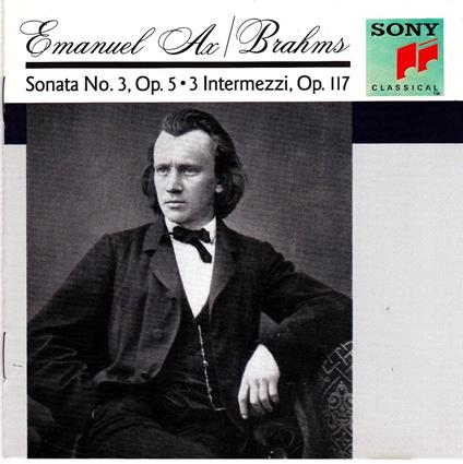 Sonata per Piano n.3 op.5 - CD Audio di Johannes Brahms