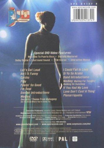 Jennifer Lopez. Live In Puerto Rico. Let's Get Loud - DVD