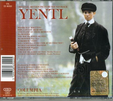 Yentl (Colonna sonora) - CD Audio di Barbra Streisand - 2