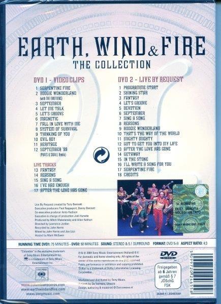 Earth, Wind & Fire. The Collection (2 DVD) - DVD di Earth Wind & Fire - 2
