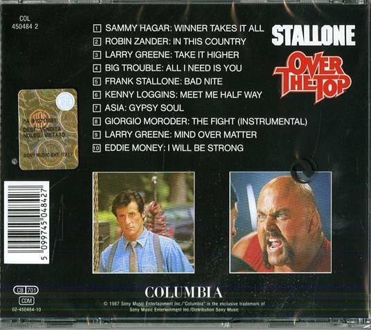 Over the Top (Colonna sonora) - CD | IBS