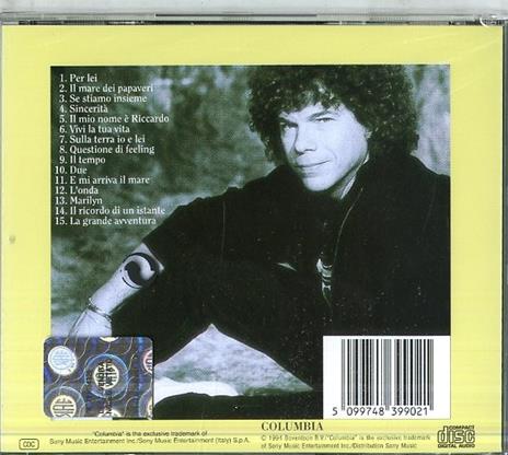 Il mio nome è Riccardo - CD Audio di Riccardo Cocciante - 2