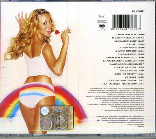 Rainbow - CD Audio di Mariah Carey - 2