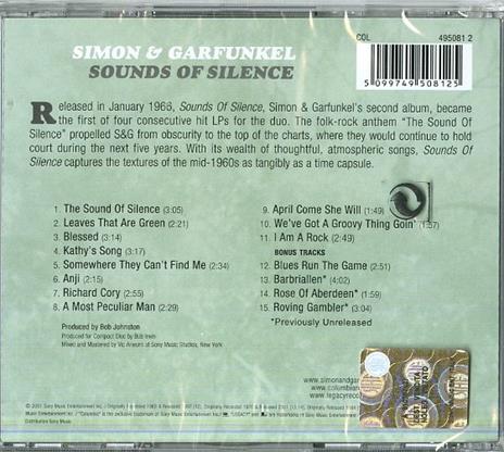Sounds of Silence - CD Audio di Simon & Garfunkel - 2