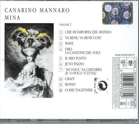 Canarino mannaro vol.1 - CD Audio di Mina - 2