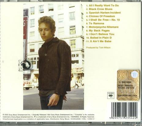 Another Side of Bob Dylan (Remastered) - CD Audio di Bob Dylan - 2