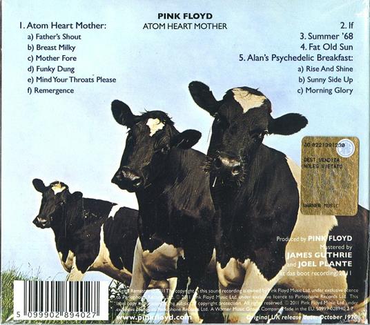 Atom Heart Mother (Discovery) - CD Audio di Pink Floyd - 2