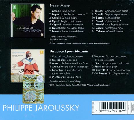 Stabat Mater - Un concert pour Mazarin - CD Audio di Philippe Jaroussky - 2