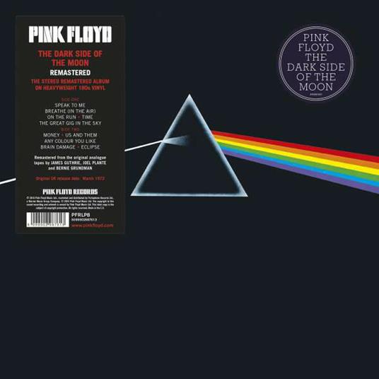 Dark Side of the Moon - Pink Floyd - Vinile | IBS