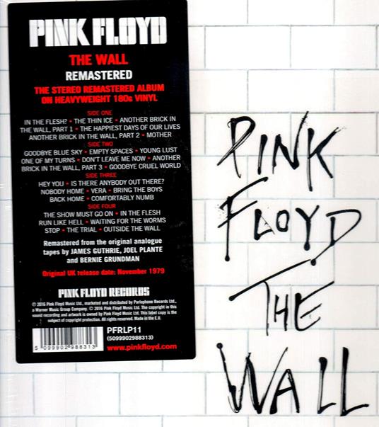 The Wall - Pink Floyd - Vinile | IBS