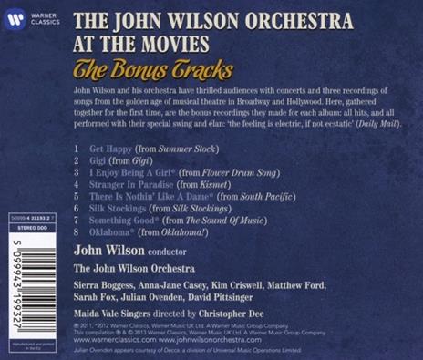 At the Movies (Colonna sonora) - CD Audio di John Wilson (Orchestra) - 2