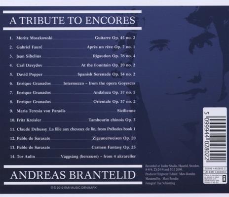 A Tribute to Encores - CD Audio di Bengt Forsberg,Andreas Brantelid - 2