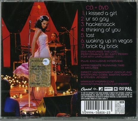 MTV Unplugged - CD Audio + DVD di Katy Perry - 2