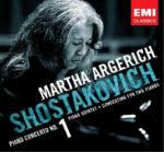 Concerto per pianoforte n.1 - Quintetto con pianoforte - Concertino per due pianoforti - CD Audio di Dmitri Shostakovich,Sergei Nakariakov,Martha Argerich,Lilya Zilberstein,Renaud Capuçon,Alissa Margulis,Mischa Maisky,Orchestra della Svizzera Italiana,Lyda Chen