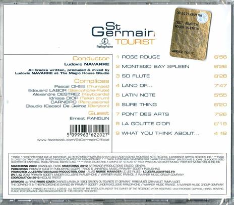 Tourist (Remastered Edition) - CD Audio di St. Germain - 2