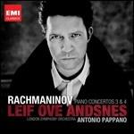 Concerti per pianoforte n.3, n.4 - CD Audio di Sergei Rachmaninov,Leif Ove Andsnes,London Symphony Orchestra,Antonio Pappano
