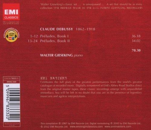 Preludi libri I, II - CD Audio di Claude Debussy,Walter Gieseking - 2