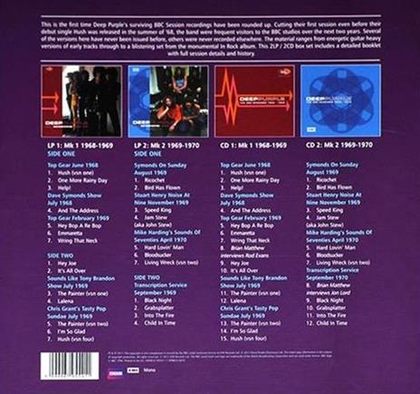 BBC Sessions 1968-1970 (Limited Edition) - Vinile LP + CD Audio di Deep Purple - 3