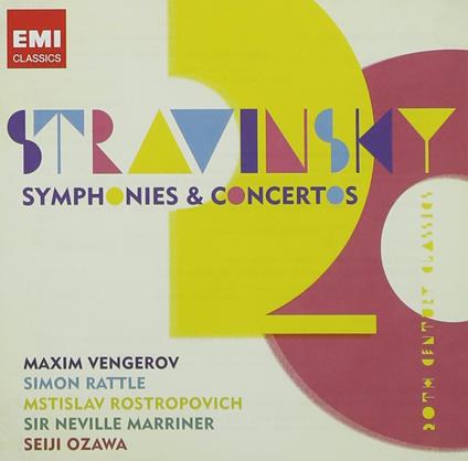 Symphonies And Concertos (2 Cd) - CD Audio di Igor Stravinsky