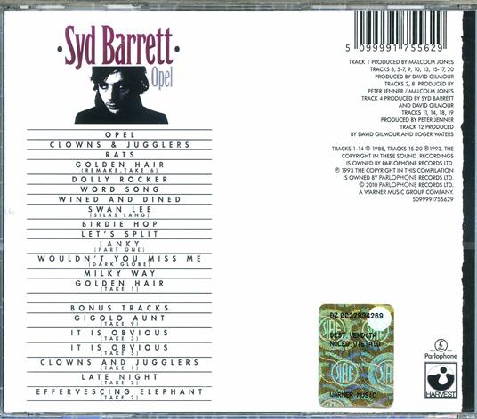 Opel - CD Audio di Syd Barrett - 2