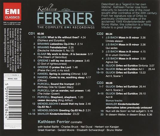 The Complete EMI Recordings - CD Audio di Kathleen Ferrier - 2