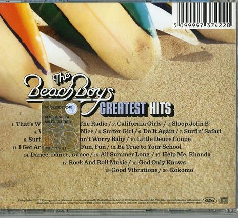 Greatest Hits - CD Audio di Beach Boys - 2